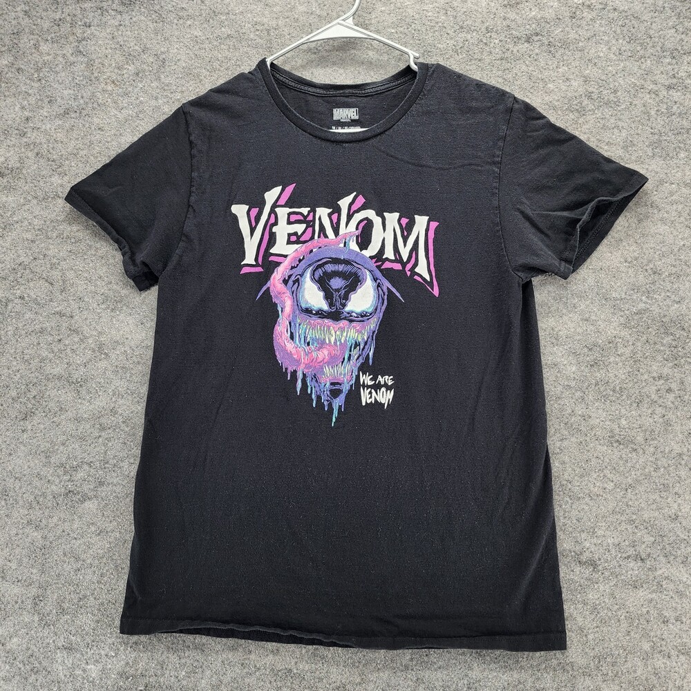Marvel Venom Shirt Mens Medium Short Sleeve Black